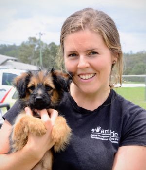 Bonny with pup